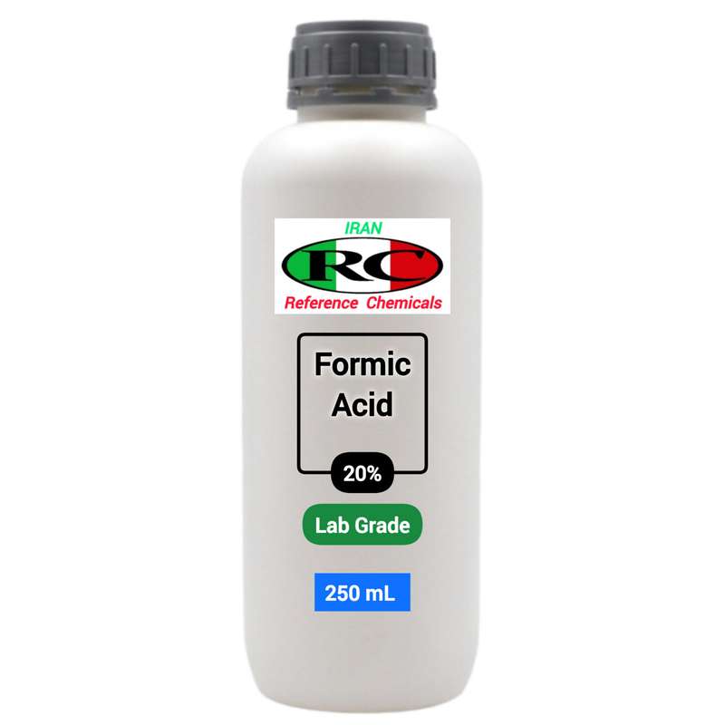 اسید فرمیک رفرنس کمیکالز مدل ۲۰ درصد حجم ۲۵۰ میلی لیتر