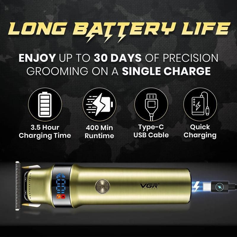 ماشین اصلاح موی سر و صورت وی جی ار مدل V-991 -  - 3