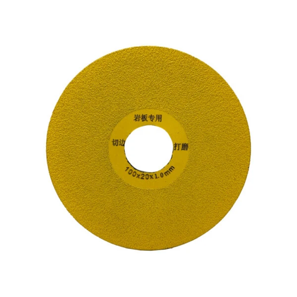 صفحه برش شیشه و سرامیک الماس بالا زرد مدل AJ_10 سایز 10 میلی‌متر