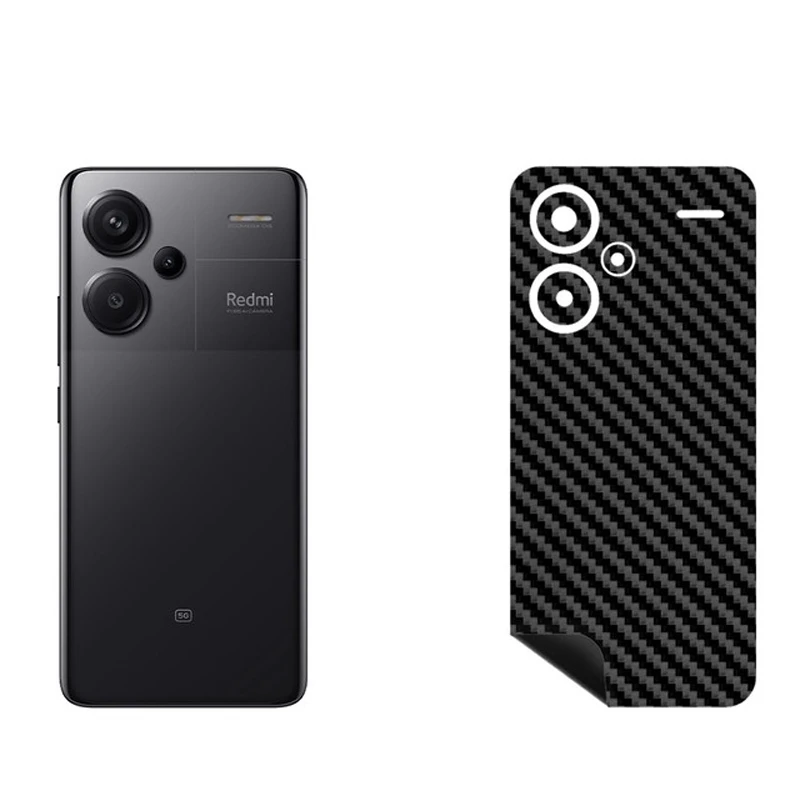 برچسب پوششی بستور طرح کربن مدل BT-Fiber طرح فیبر کربن مناسب برای گوشی موبایل شیائومی Redmi Note 13 Pro Plus