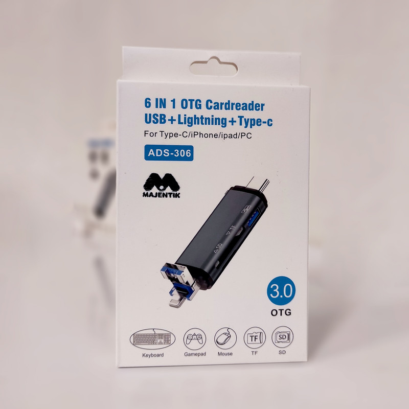 کارت‌خوان 6 پورت مجنتیک مدل ADS-306