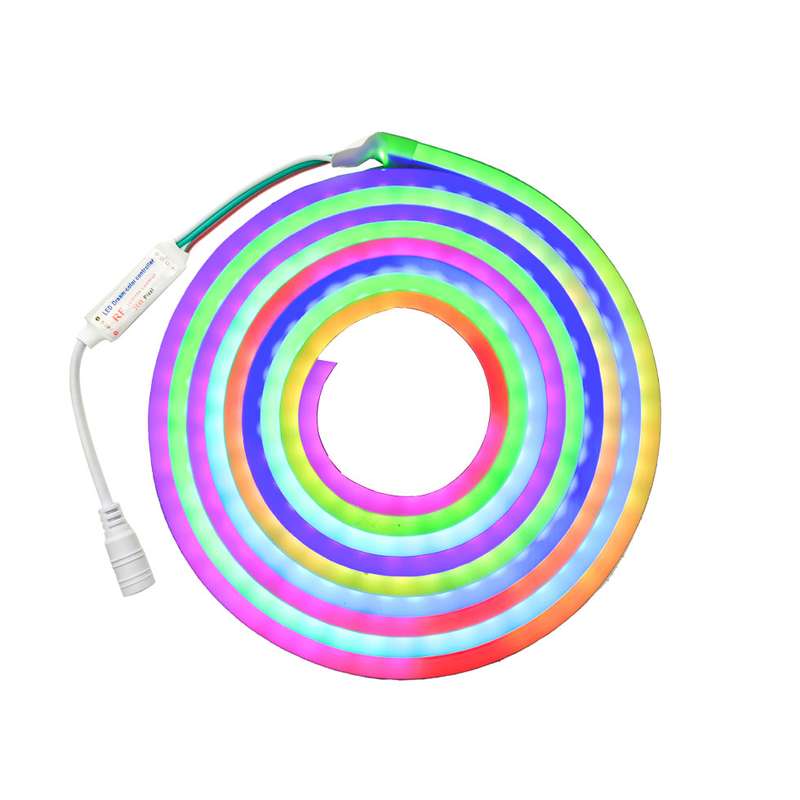 ریسه نئون فلکسی مدل IC-12V-RGB طول 3 متر