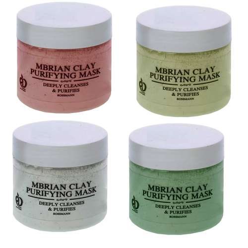 ماسک صورت و بدن رزمن مدل خاک رس حجم 230 میلی لیتر مجموعه 4 عددی