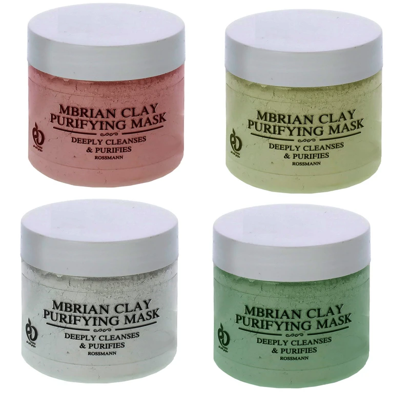 ماسک صورت و بدن رزمن مدل خاک رس حجم 230 میلی لیتر مجموعه 4 عددی