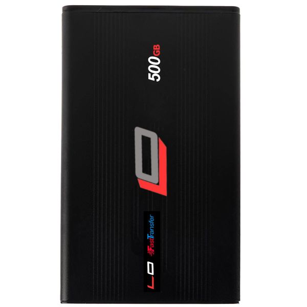هارد دیسک اکسترنال اِل‌اُ مدل metal-fast3 ظرفیت 500 گیگابایت
