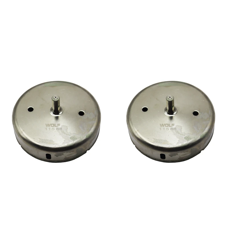 مته گرد بر شیشه ولف مدل YP-0115 سایز 115میلی متر مجموعه 2  عددی 