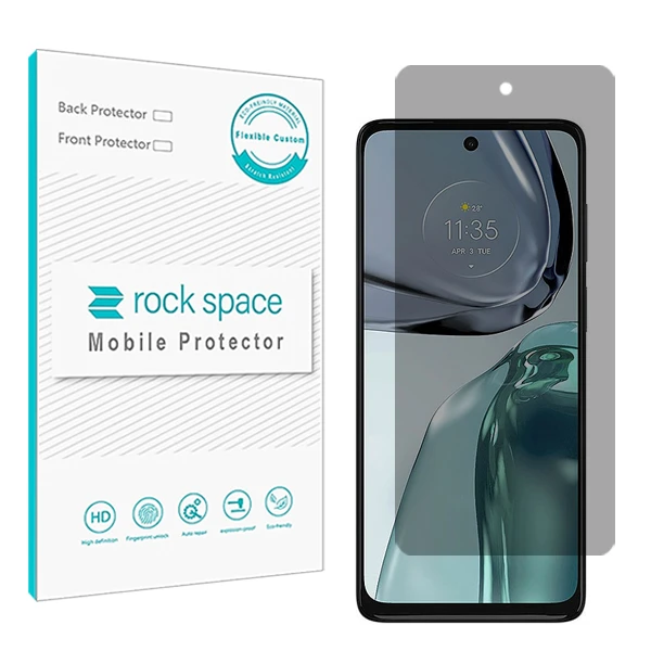 محافظ صفحه نمایش حریم شخصی راک اسپیس کد PRV مناسب برای گوشی موبایل موتورولا Moto G62 5G