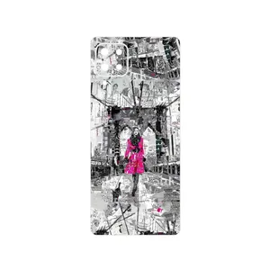 MAHOOT Collage of Catwalk Bridge Cover Sticker for Samsung Galaxy M62
