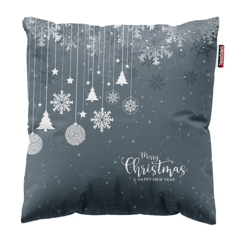 کوسن پاد آفرین مدل کریسمس مبارک کد PK302747 سایز 30*30 سانتی متر