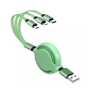 نقد و بررسی کابل تبدیل usb به لایتنینگ /USB-C/microUSB r مدل retractable طول 1.1 متر توسط خریداران