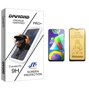 JF Diamond glass Ceramics Screen Protector For Samsung سامسونگ Galaxy M21