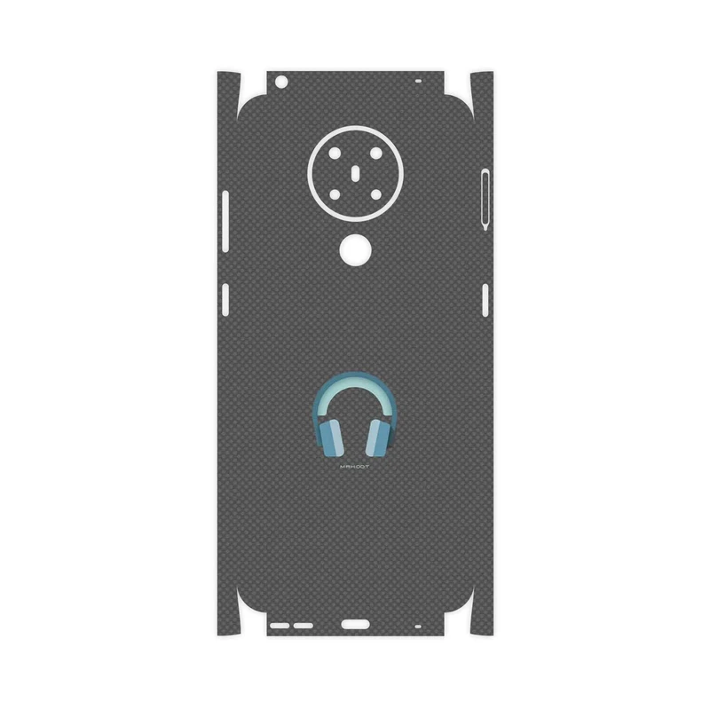 برچسب پوششی ماهوت مدل Minimal Headphone Icon-FullSkin مناسب برای گوشی موبایل نوکیا 5.3