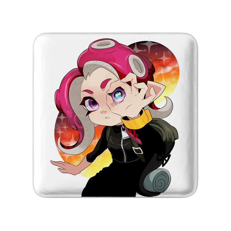 مگنت خندالو طرح بازی اسپلاتون (Splatoon) مدل مربعی کد 33328