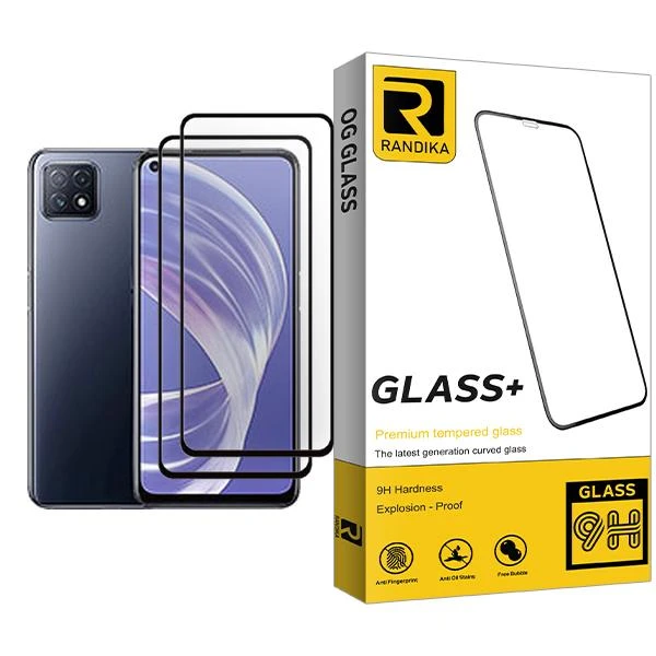 محافظ صفحه نمایش راندیکا مدل Randika Glass MIX002 مناسب برای گوشی موبایل اوپو A73 5G بسته دو عددی