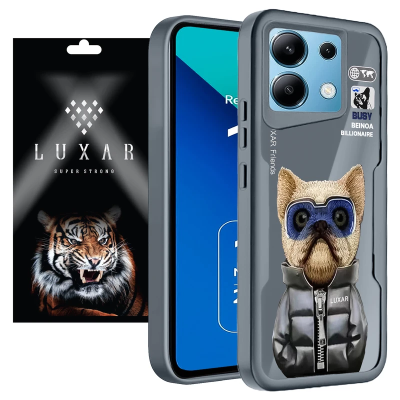 کاور لوکسار مدل Black مناسب برای گوشی موبایل شیائومی Redmi Note 13 4G