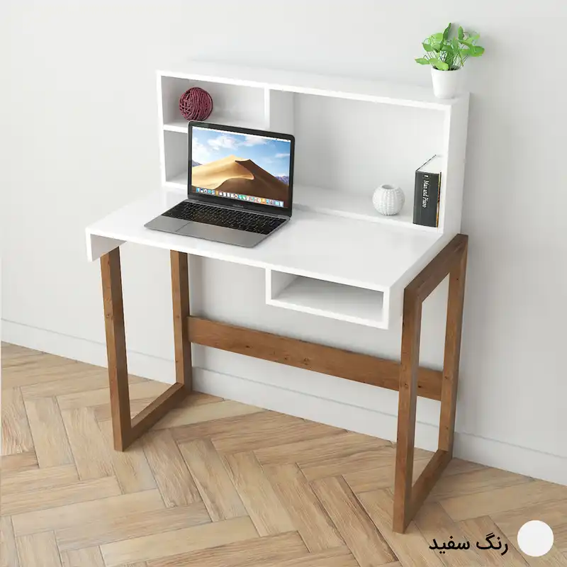 میز تحریر طرح کتابخانه دار مدل کاوه 2 کد BK-K1