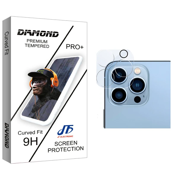 محافظ لنز گوشی جی اف مدل Diamond Glass FLL B مناسب برای گوشی موبایل اپل iPhone 13 ProMax