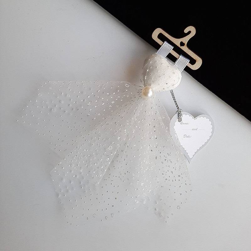 گیفت مدل عروس قند قلبی بسته 10 عددی