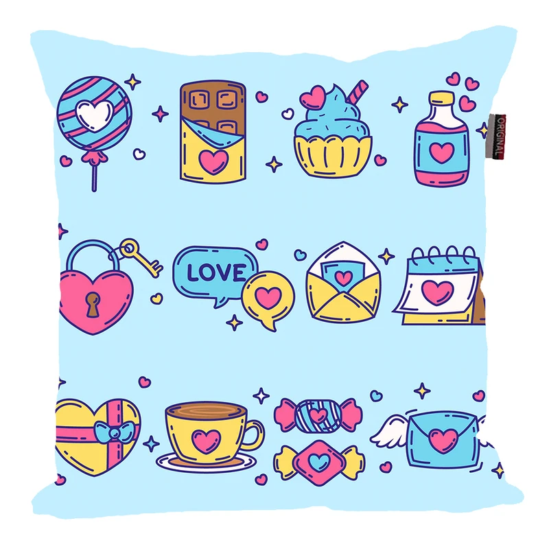 کوسن پاد آفرین مدل عشق طرح LOVE کد PK30888