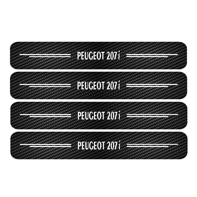 برچسب بدنه خودرو رادیانس مدل کربن کد J13 مناسب برای پژو 207 بسته 4 عددی