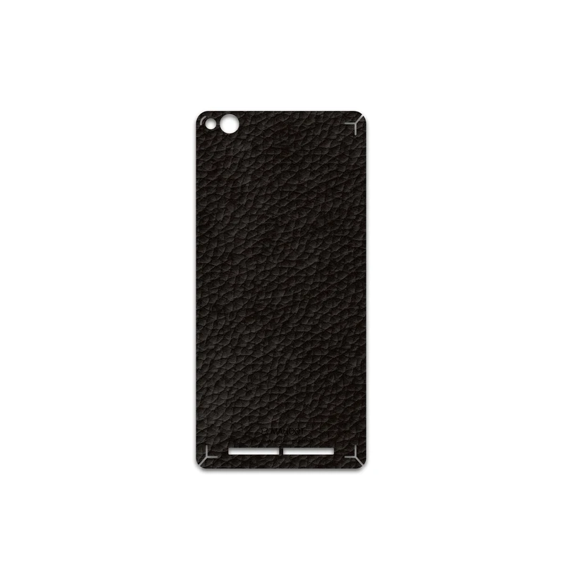 برچسب پوششی ماهوت مدل Dark-Brown-Leather مناسب برای گوشی موبایل شیائومی Redmi 3