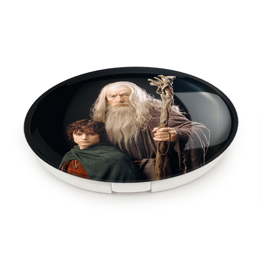 آینه جیبی خندالو طرح ارباب حلقه ها Lord of the Rings مدل تاشو کد 4563