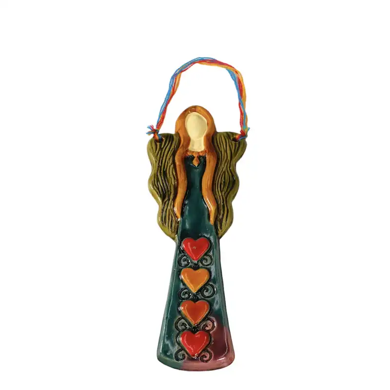 آویز سرامیکی مدل فرشته یلدا کد 2255