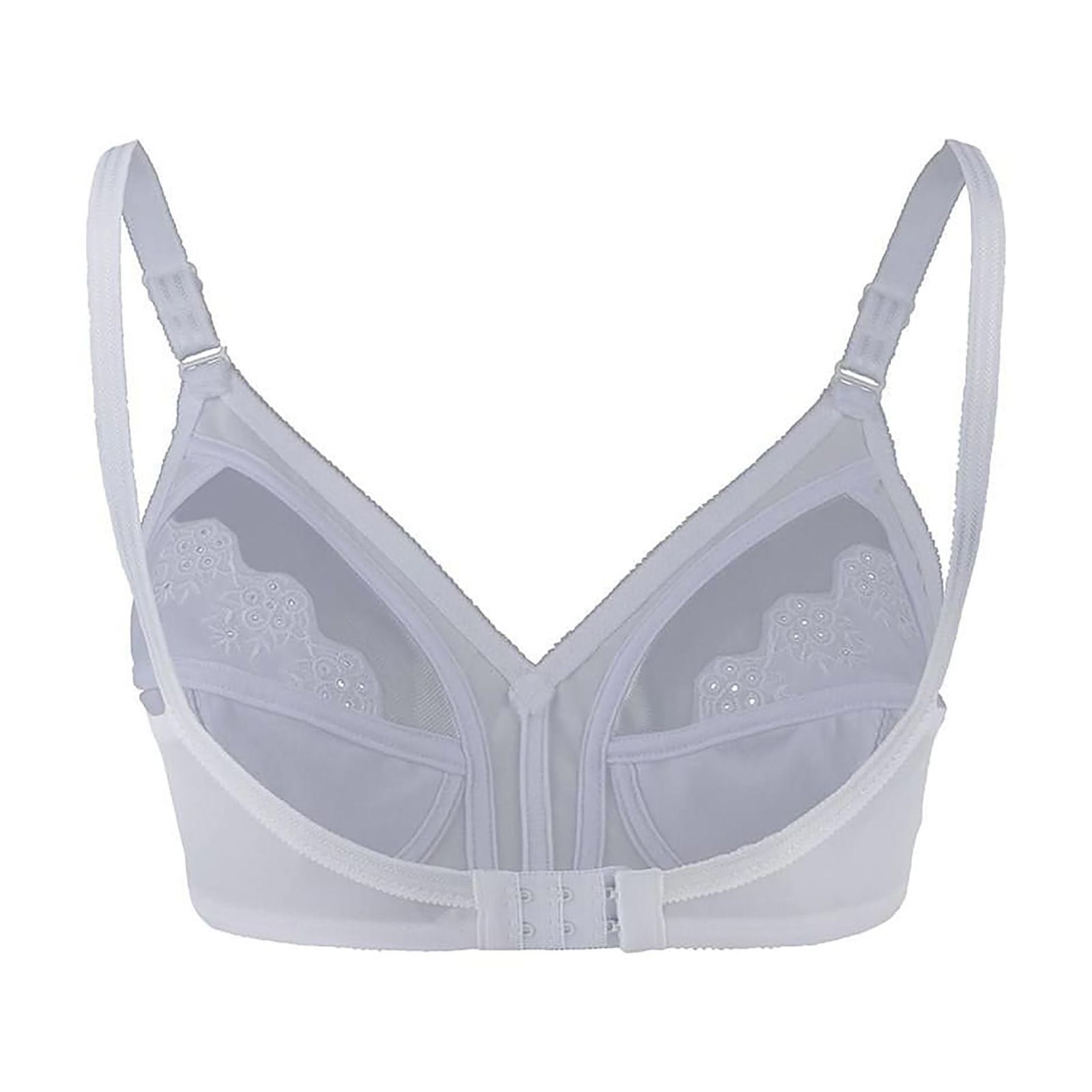 سوتین زنانه لین مدل بدون فنر کد 4680-400 رنگ سفید - - 3