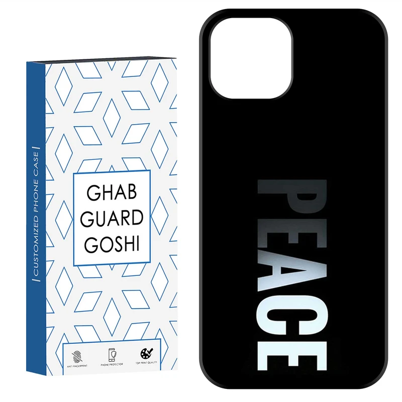 کاور قاب گارد گوشی طرح peace کد Dimo-617 مناسب برای گوشی موبایل اپل IPHONE 12 / 12 PRO