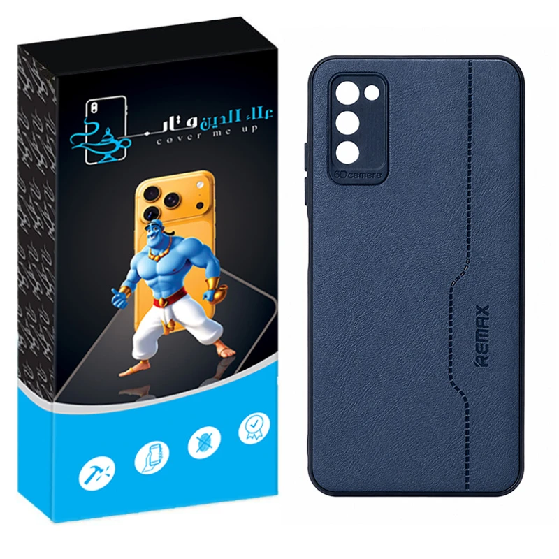 کاور علاالدین قاب مدل چرم RMX مناسب برای گوشی موبایل سامسونگ Galaxy A03s / A02s