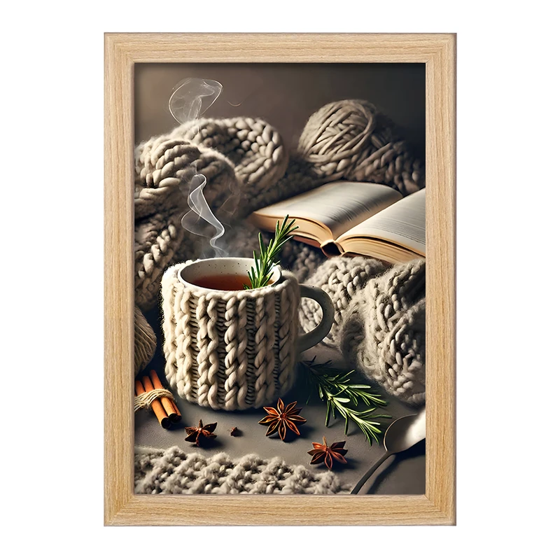 تابلو خندالو مدل فنجان چای کد F9981