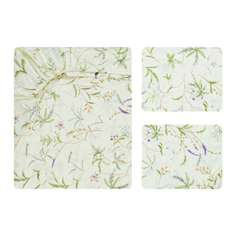 سرویس ملحفه 2 نفر 3 تکه آدنو مدل ساناز کد FI66