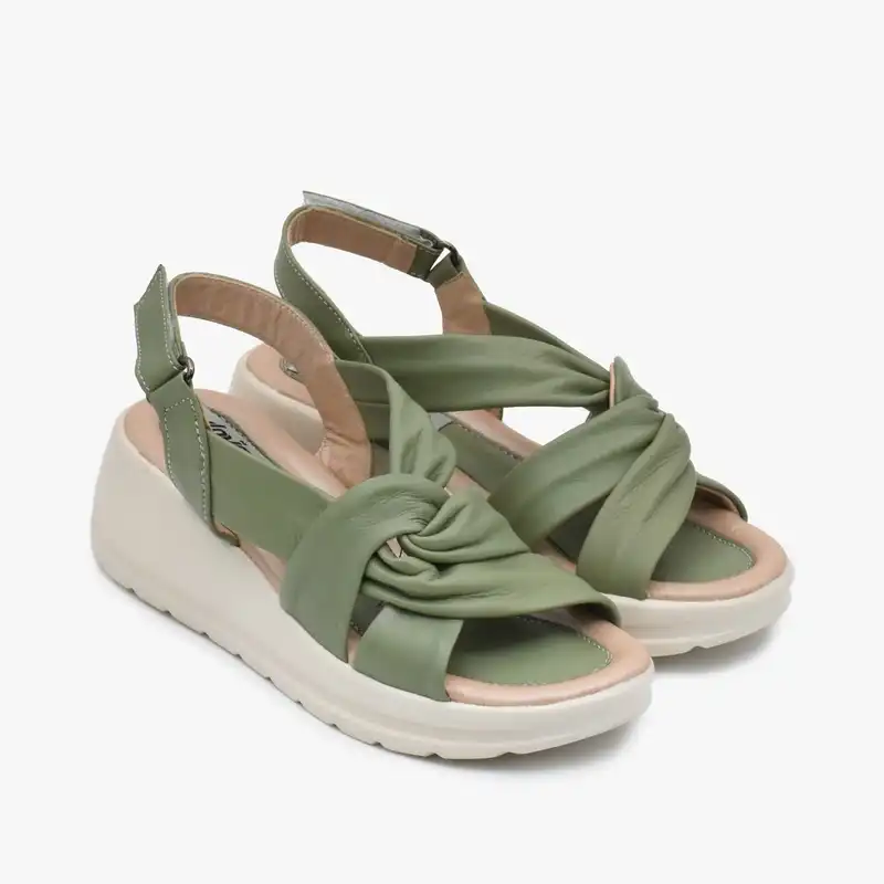 صندل زنانه چرم تهران مدل Q72S