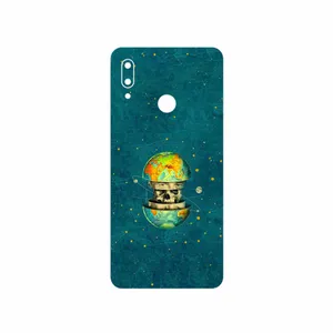 MAHOOT Collage of Earth Face Cover Sticker for Huawei P Smart 2019