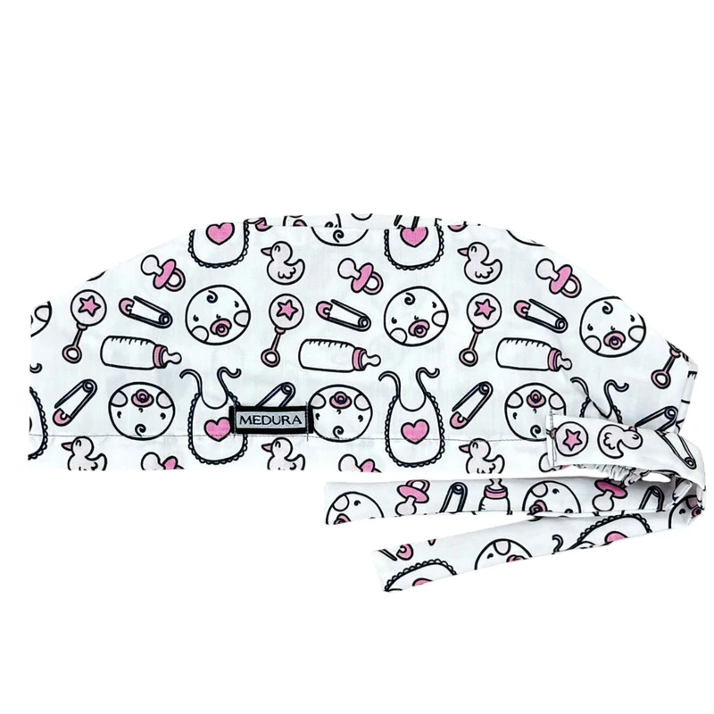 كلاه پزشكی مدورا طرح مامایی کد H40