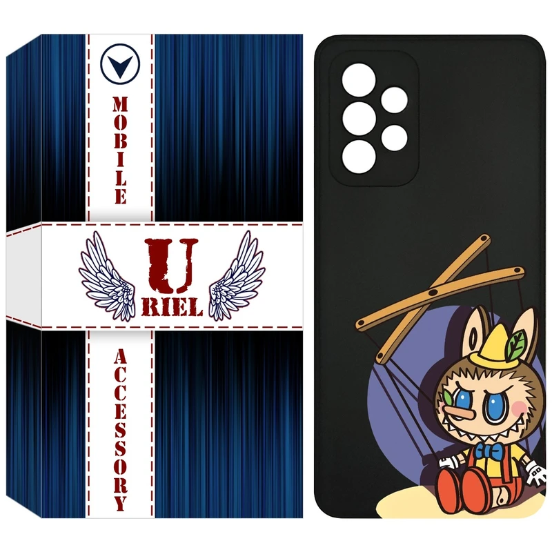 کاور یوریل قاب مدل KSH کد 108 طرح عروسک لبوبو مناسب برای گوشی موبایل سامسونگ Galaxy A72