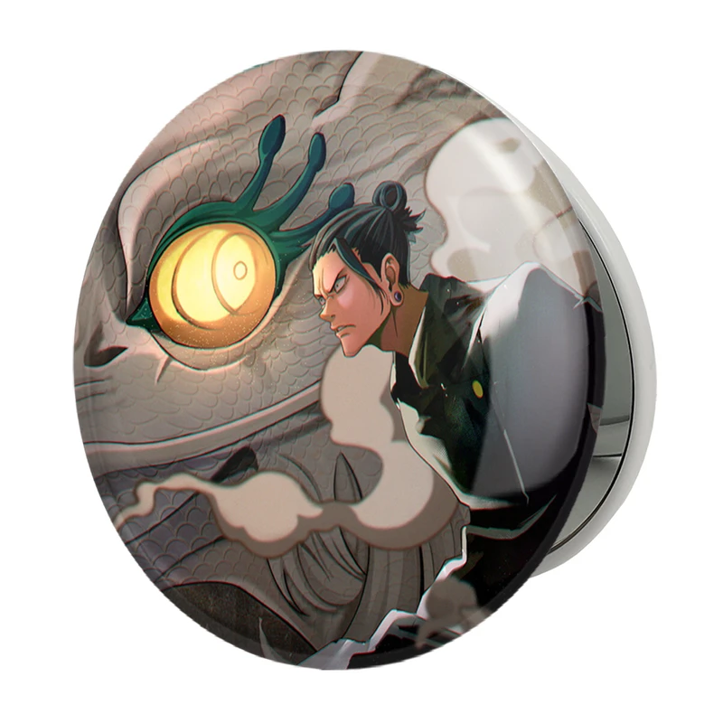 آینه جیبی خندالو طرح گتو انیمه جوجوتسو کایزن Jujutsu Kaisen مدل تاشو کد 30173