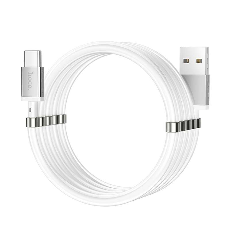 کابل تبدیل   USB به USB-C هوکو مدل   U91 Magnetic retract طول 1 متر