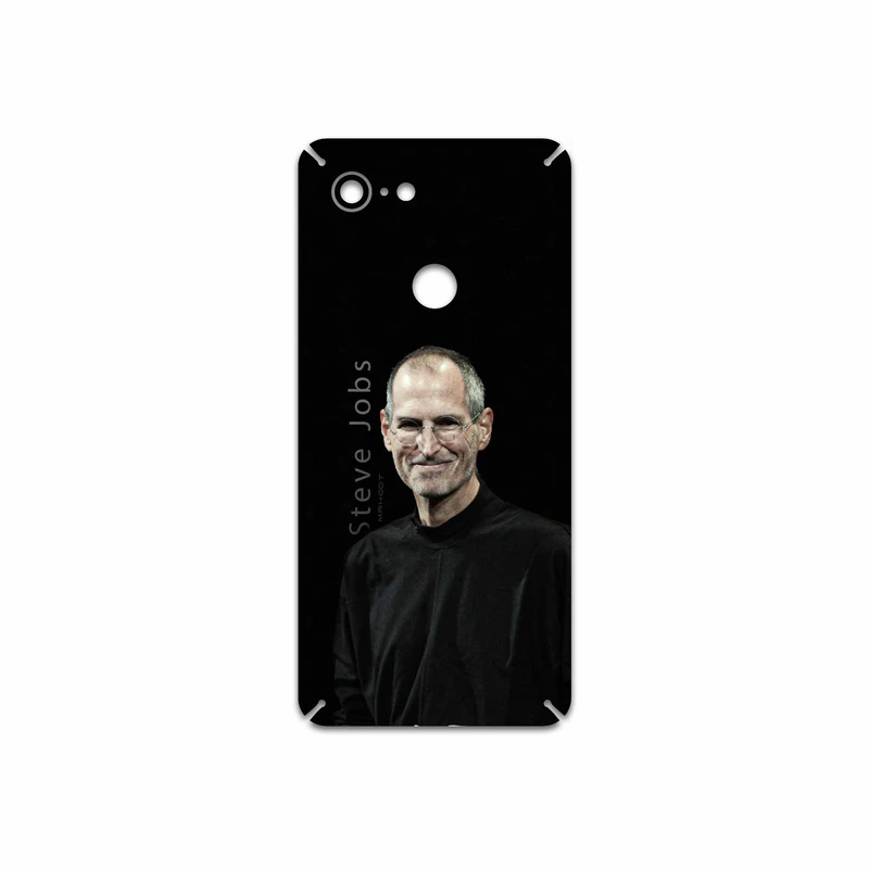 برچسب پوششی ماهوت مدل Steve Jobs مناسب برای گوشی موبایل گوگل Pixel 3