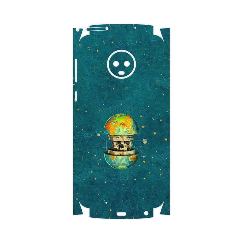 برچسب پوششی ماهوت مدل Collage of Earth Face-FullSkin مناسب برای گوشی موبایل موتورولا Moto G6