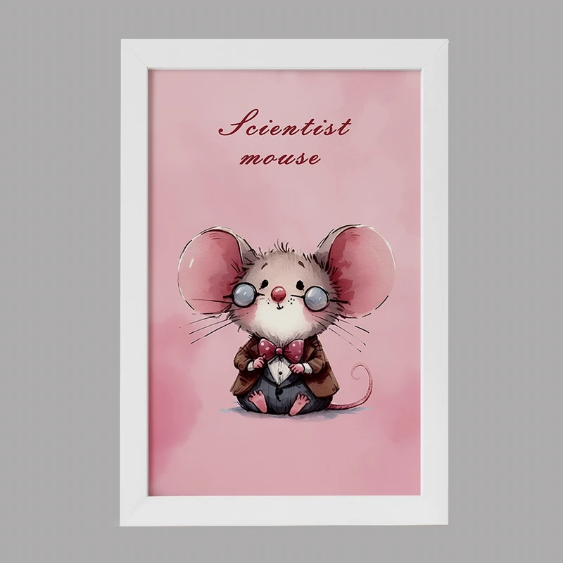 تابلو خندالو مدل موش بامزه کد F5837