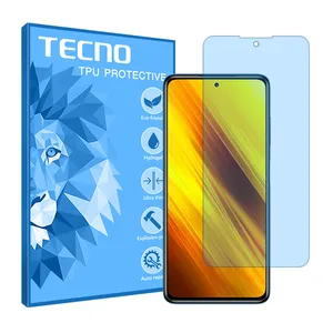 Tecno brand shockproof Anti-blue screen protector glass for Xiaomi Poco X3