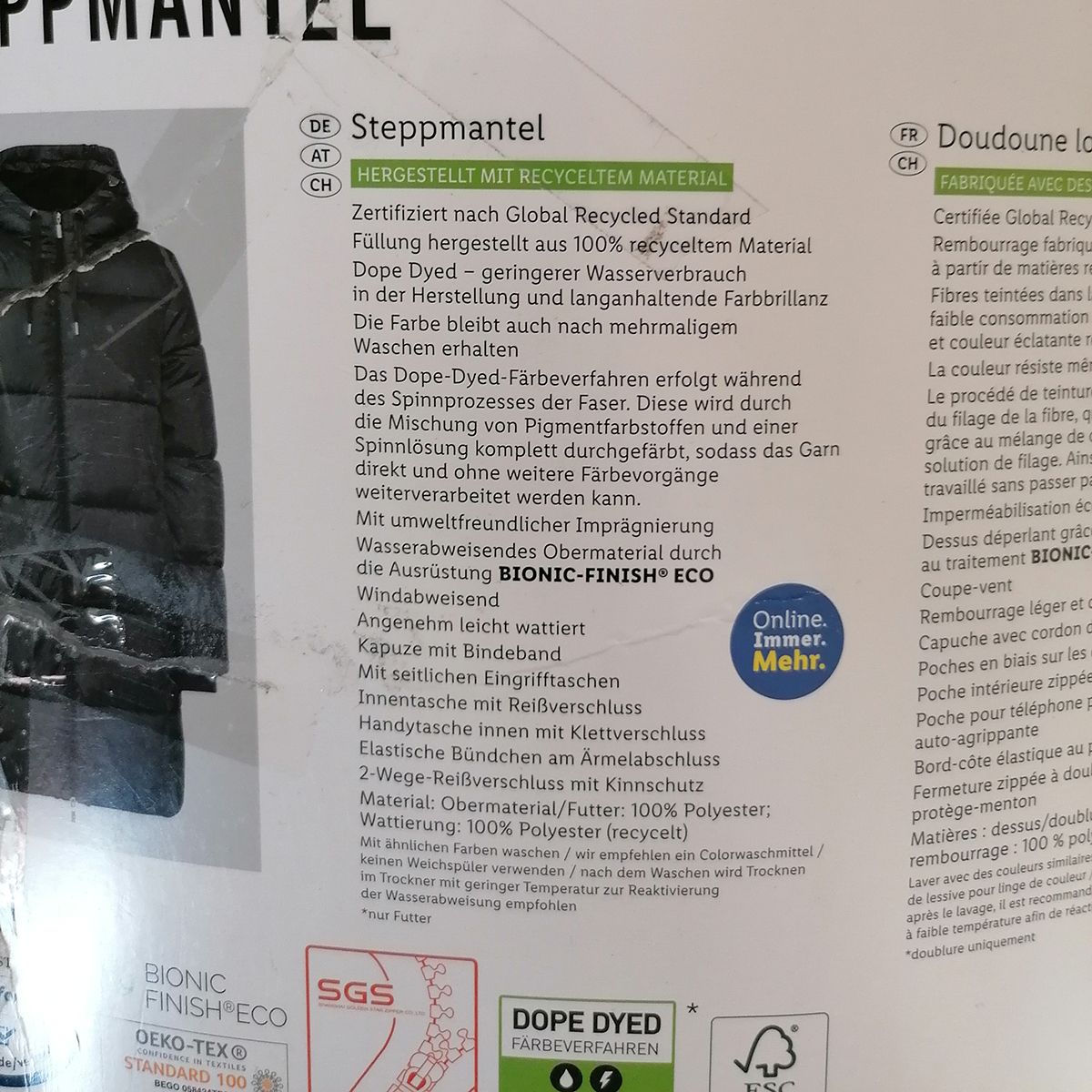 کاپشن زنانه اسمارا مدل 17685538 -  - 8