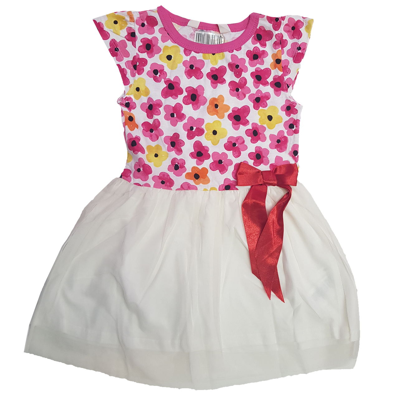 پیراهن دخترانه اچ اند ام مدل گل SB 207