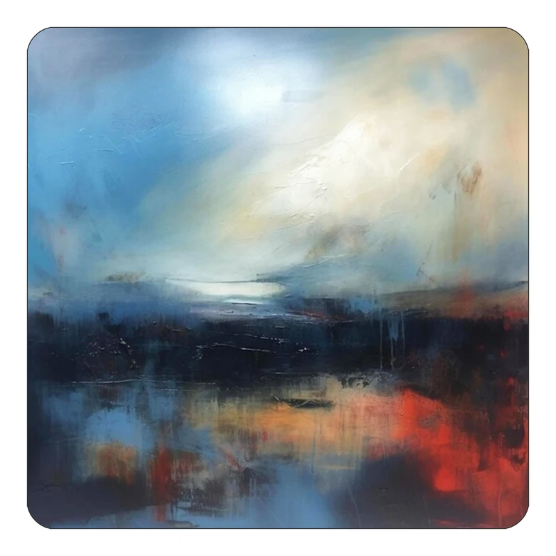 مگنت کاکتی طرح نقاشی رنگ روغن مدل mp69435