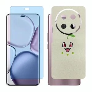 Glass Together model matte anti bluescreen protector suitable for Honor X9c mobile phone with back cover sticker