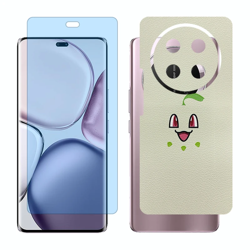 محافظ صفحه نمایش مات آنتی بلو گلس مدل Together مناسب برای گوشی موبایل آنر X9c به همراه برچسب پوششی