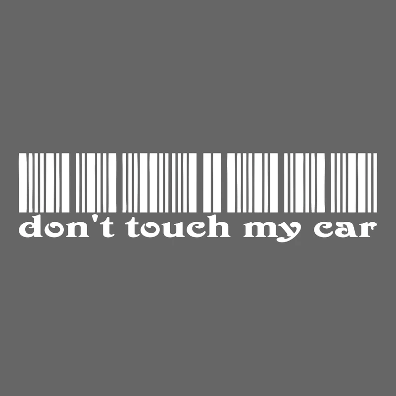برچسب بدنه خودرو شیپرس طرح DONT TOUCH کد Sd003S