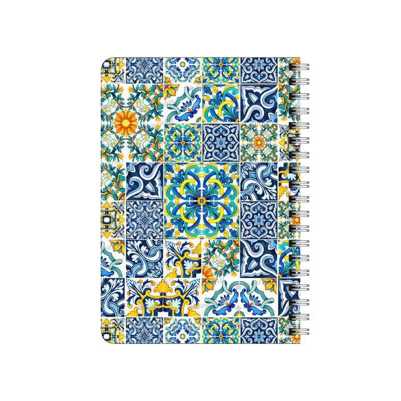 دفترچه یادداشت بامبیلیپ مدل چوبی طرح کاشی کد 2851199