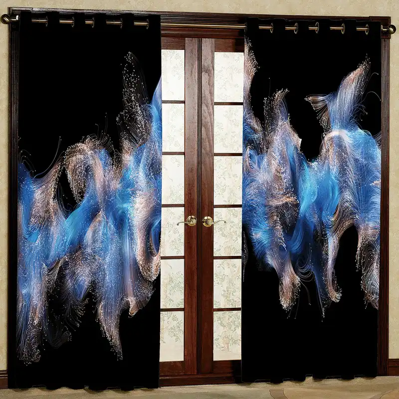 پرده مدل مخمل پانچی کد 2457 سایز 200x140 سانتی متر